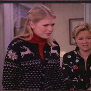 Vintage wool 90s reindeer fair isle cardigan sweater ASO Sabrina